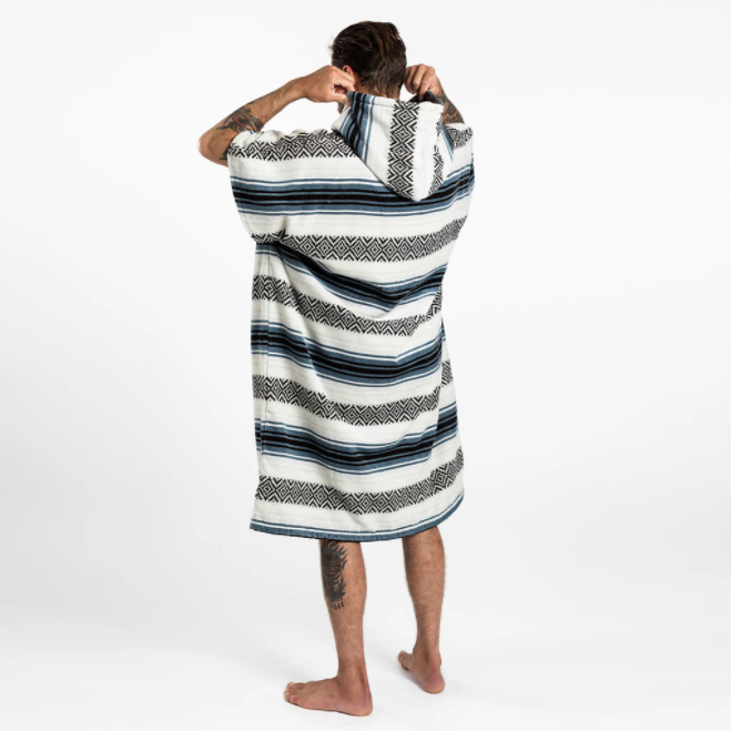 Slowtide The Digs Oso Changing Poncho White/Blue