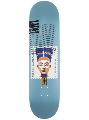 Girl Skateboard Pacheco Postal Series 8.375 Deck Blue