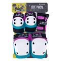 187 6-Pack Pad Adult Set Pink/Teal