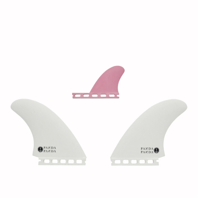 Captain Fin Panda Twin + Trailer (Futures) Fin White/Pink