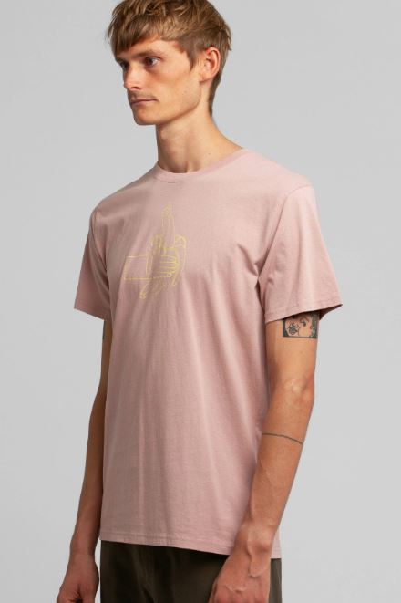 Rhythm Peelers T-Shirt Pink - SantoLoco Hawaii