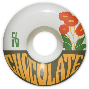 Chocolate Plantasia Conical 56mm Wheels White