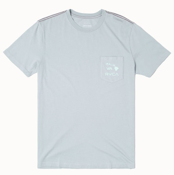 RVCA PTC Island Hex T-Shirt Blue
