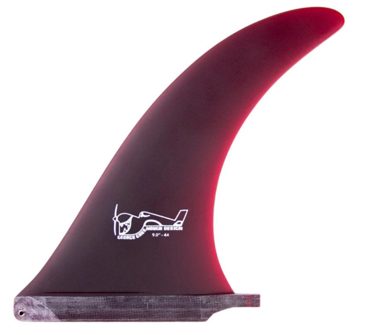 True Ames Greenough 4-A 9.75 Fin Red