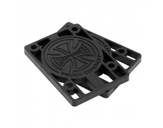 Independent 1/4" Riser Pads Black - SantoLoco Hawaii