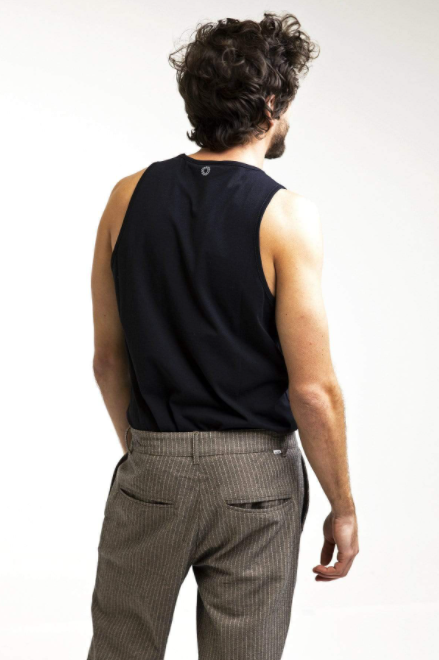 Rhythm Stanton Singlet Vintage Black