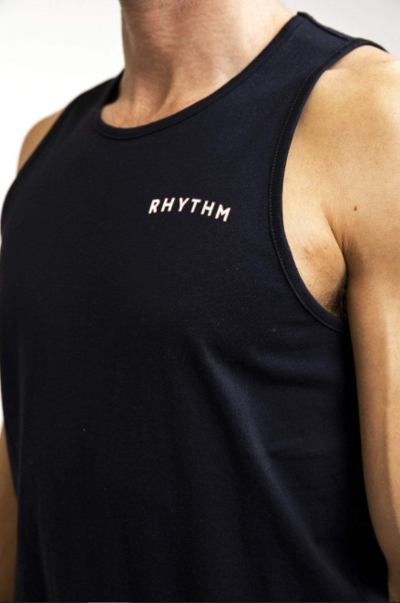 Rhythm Stanton Singlet Vintage Black