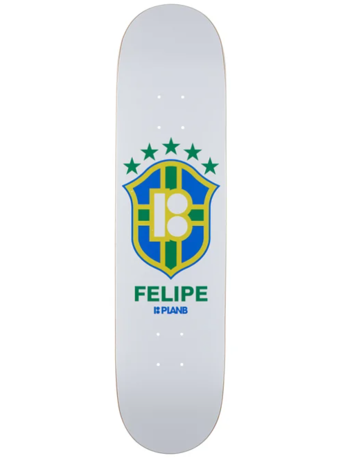 Plan B Felipe Soccer 7.75 Deck White