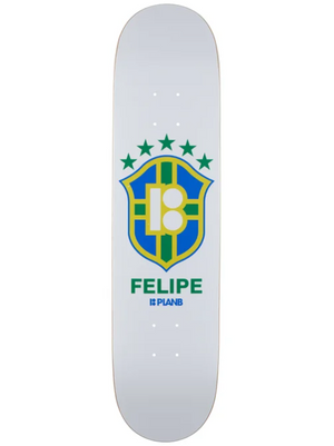 Plan B Felipe Soccer 7.75 Deck White