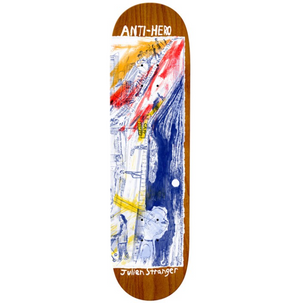 Anti Hero Stranger SF Then And Now 8.4 Deck Brown