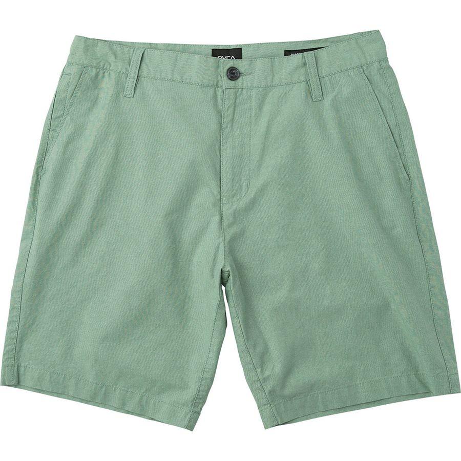 RVCA That'll Walk Oxford Shorts Green - SantoLoco Hawaii