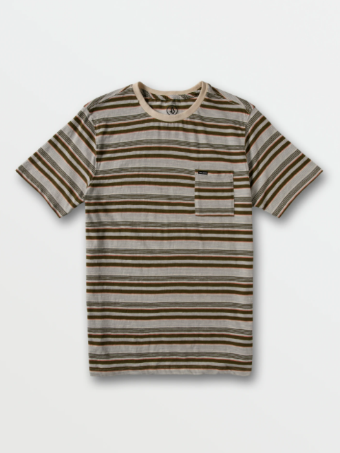 Volcom Wattage Pocket T-Shirt Stripe