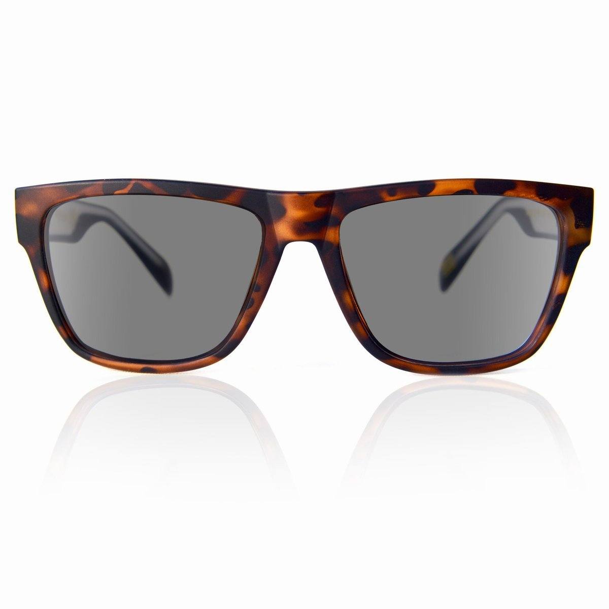 Madson Wisdom Sunglasses Dark Matte Tortoise / Grey - SantoLoco Hawaii