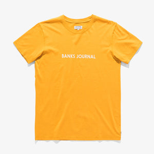 Banks Journal Label Classic Tee Yellow